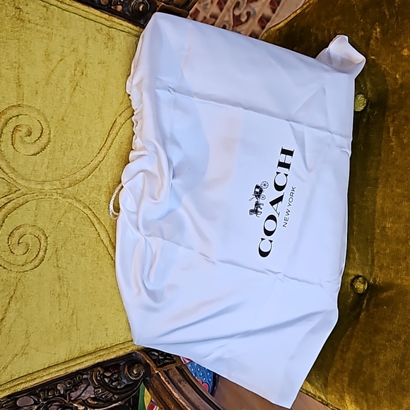 Coach Black Turnlock Chain Tote Shoulder Bag - Picture 8 of 10